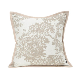 Croker Horse pine tree embroidery on 20x20 cover adds a refined luxury to your living room