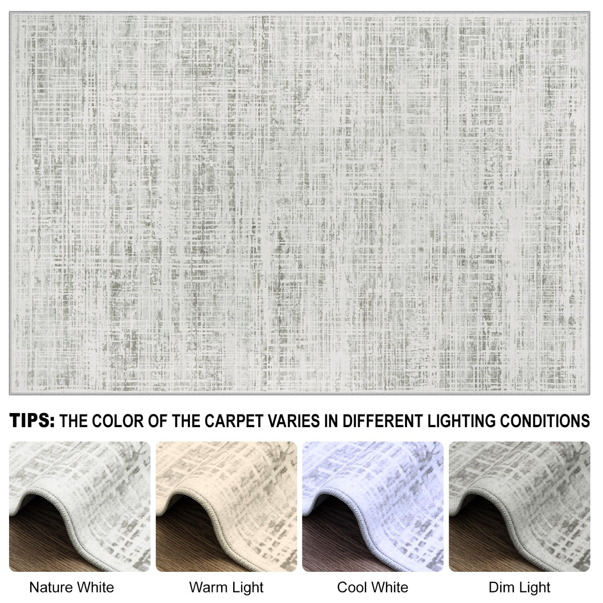 Crority non-shedding fibers help keep floors clean.