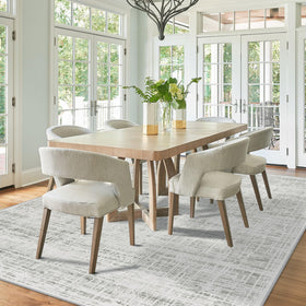 Crority pet-friendly rug is easy to clean.