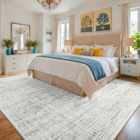 Crority washable rug in machine-wash friendly design for spills.