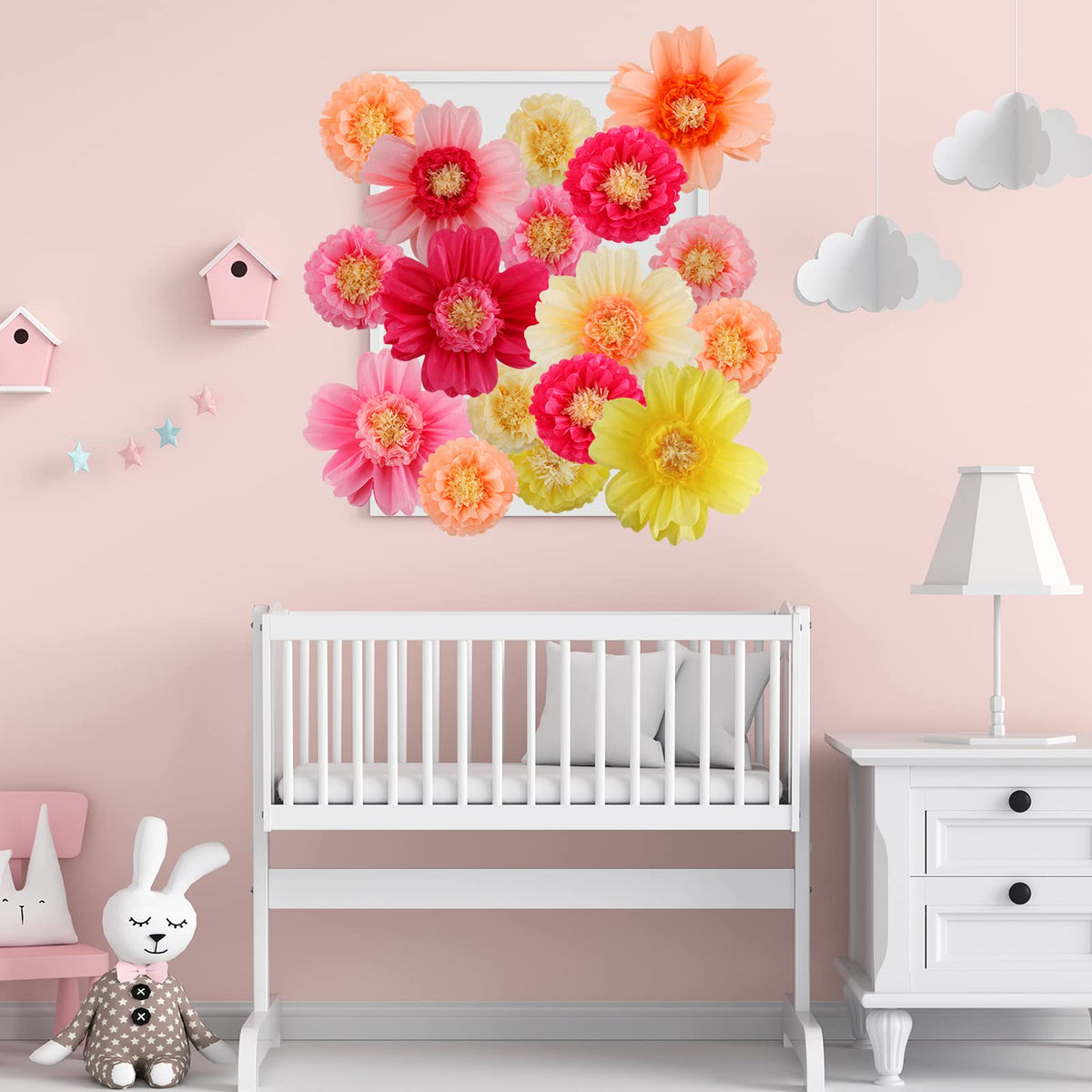 Crowye bright carnival decor ideal for fiestas and photo backdrops.