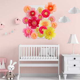 Crowye bright carnival decor ideal for fiestas and photo backdrops.