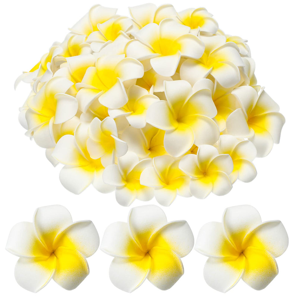 Crowye plumeria foam flower hair accessory for stylish wear and easy DIY styling
