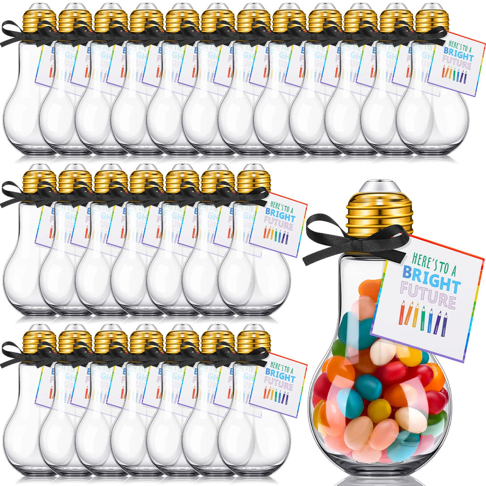Crtiin clear light bulbs candy ornaments brighten party tables