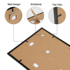 CRUGLA 6x8 photos with mats fit neatly behind the mat