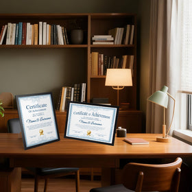 CRUGLA 8.5x11 frame diploma display suits certificates
