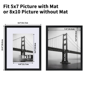 CRUGLA frame back features flip-tab for quick photo changes