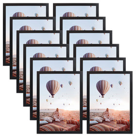CRUGLA magnetic frame 8.5x11 on fridge securely holds certificates