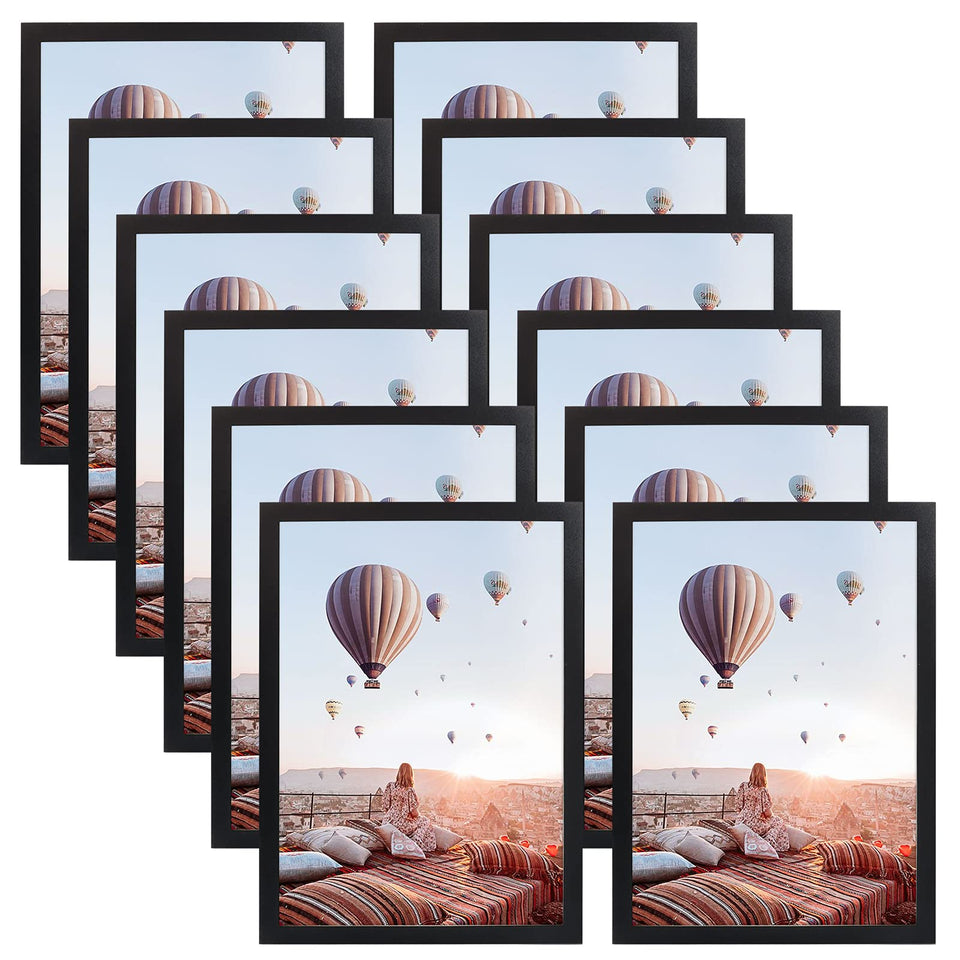 CRUGLA magnetic frame 8.5x11 on fridge securely holds certificates