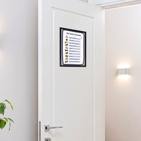 CRUGLA document-display frame showing papers neatly in a workspace