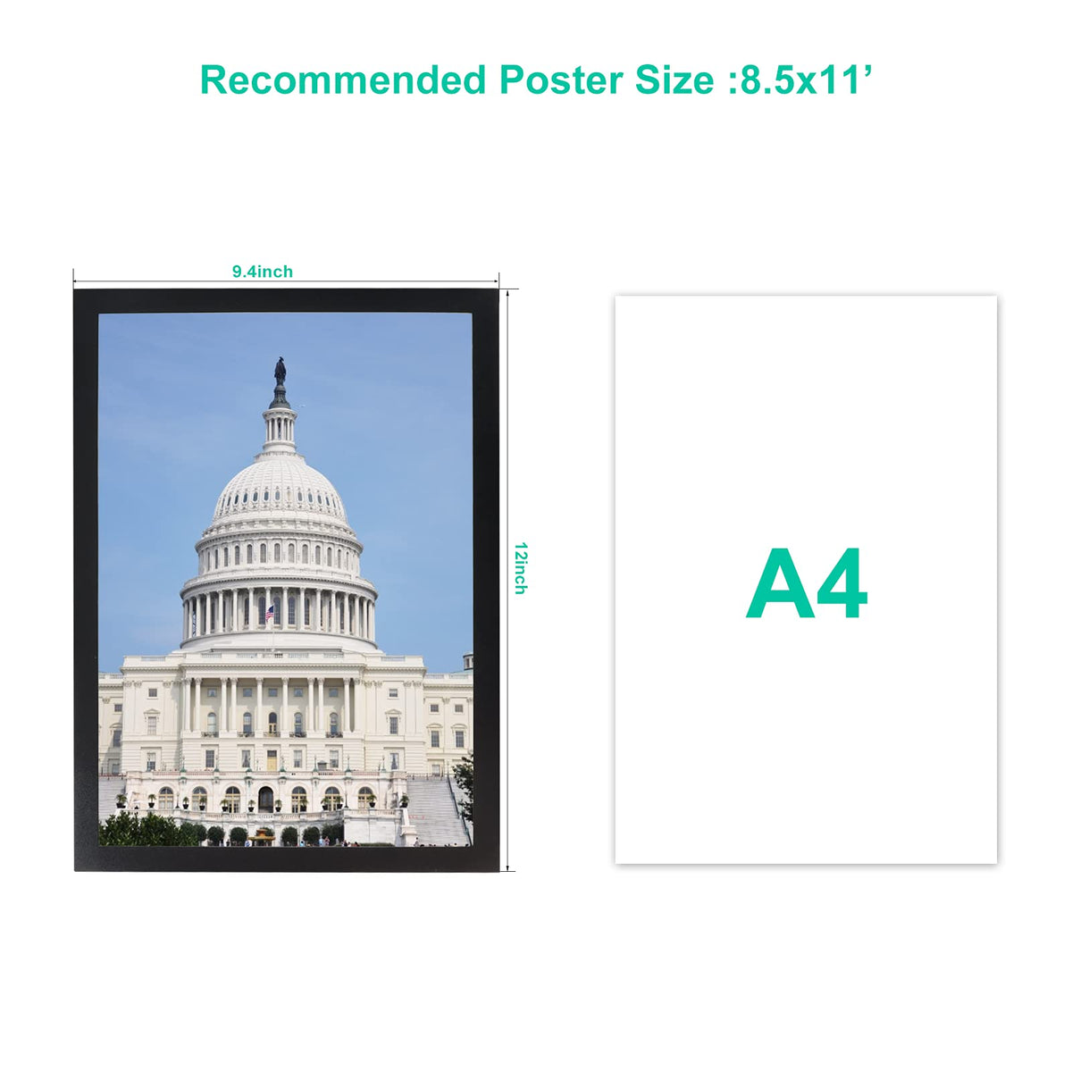 CRUGLA easy-change-cover enables fast photo swaps and updates