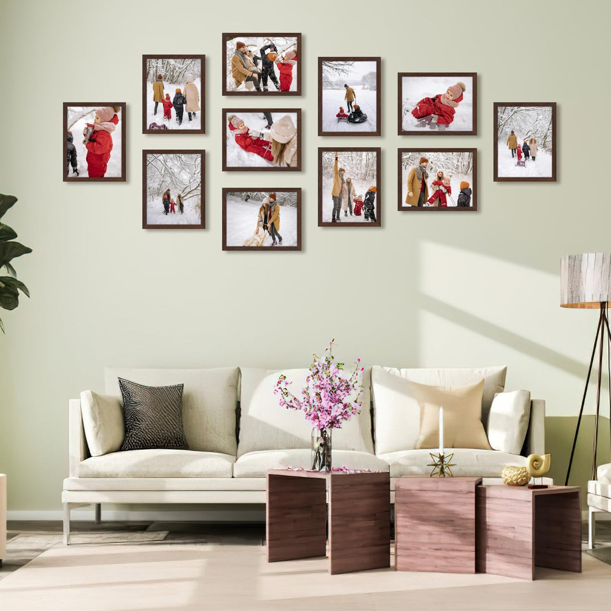 CRUGLA inner dimensions plus outer frame size help accurate matless displays.