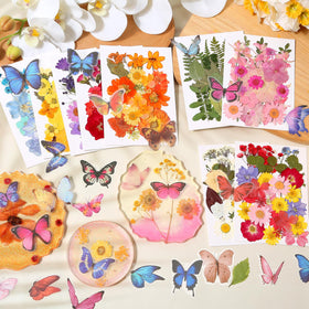 Cruzix candle making with real flowers for natural decor accents.