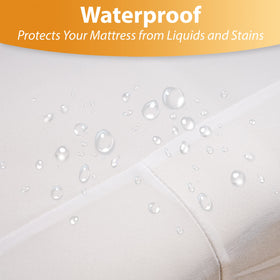 CrystalTowels 6-sided encasement safely covers the mattress edge to edge.