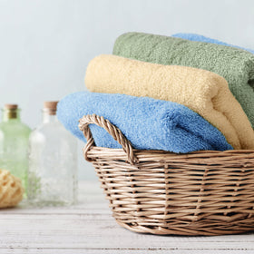 CrystalTowels seven towels suit families or shared bathrooms with ease.