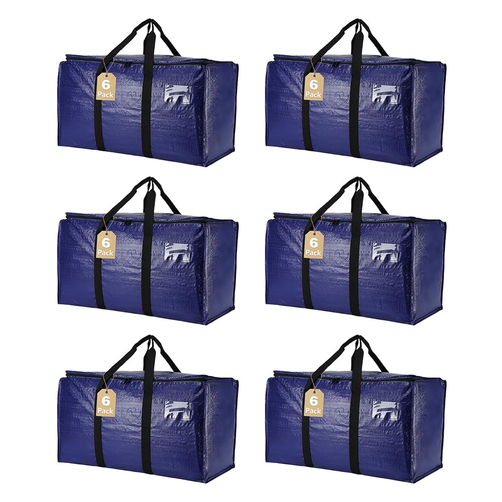 Cryster moving bags extralarge front view with sturdy handles for easy lifting