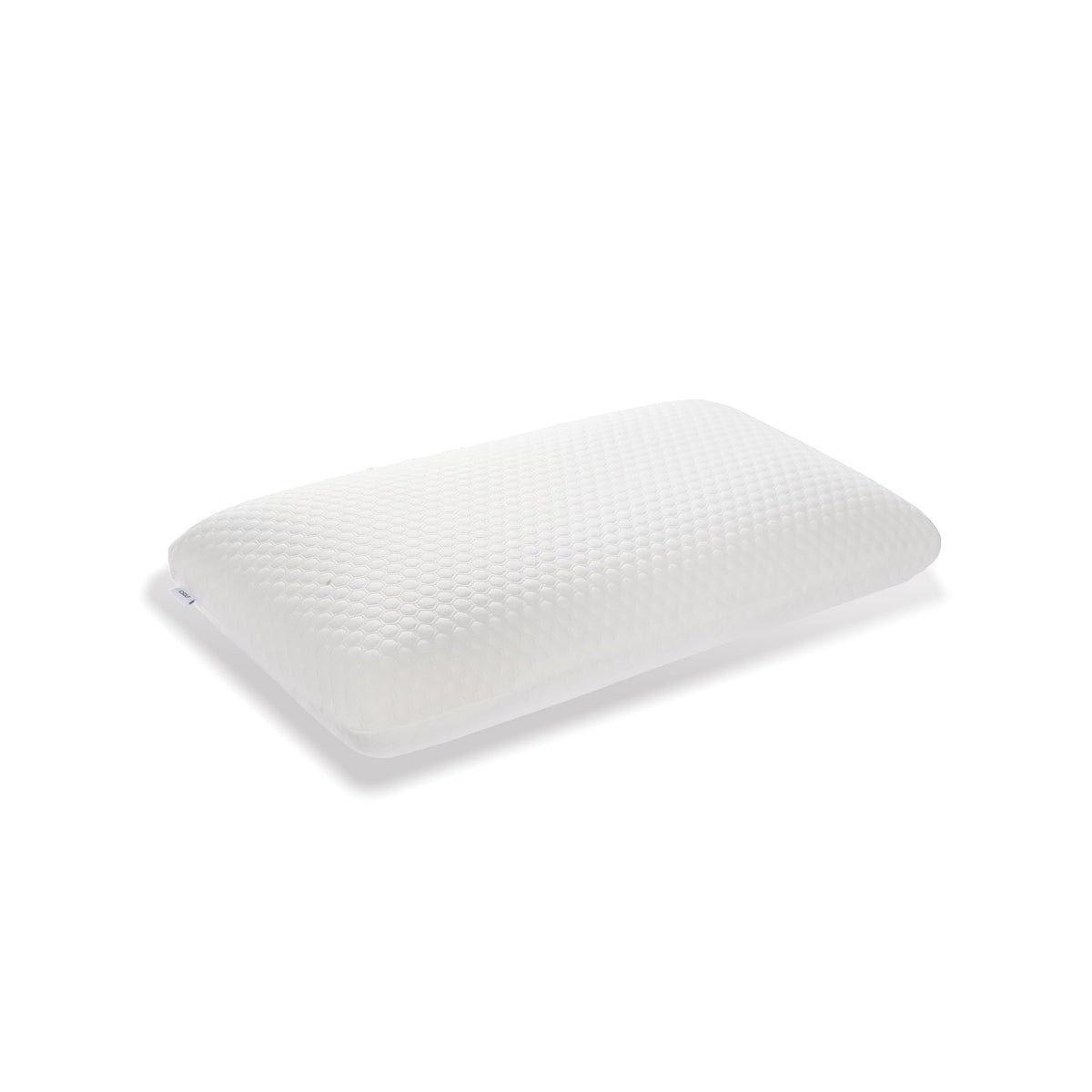 CSDLF memory foam pillow front view with plush neck support