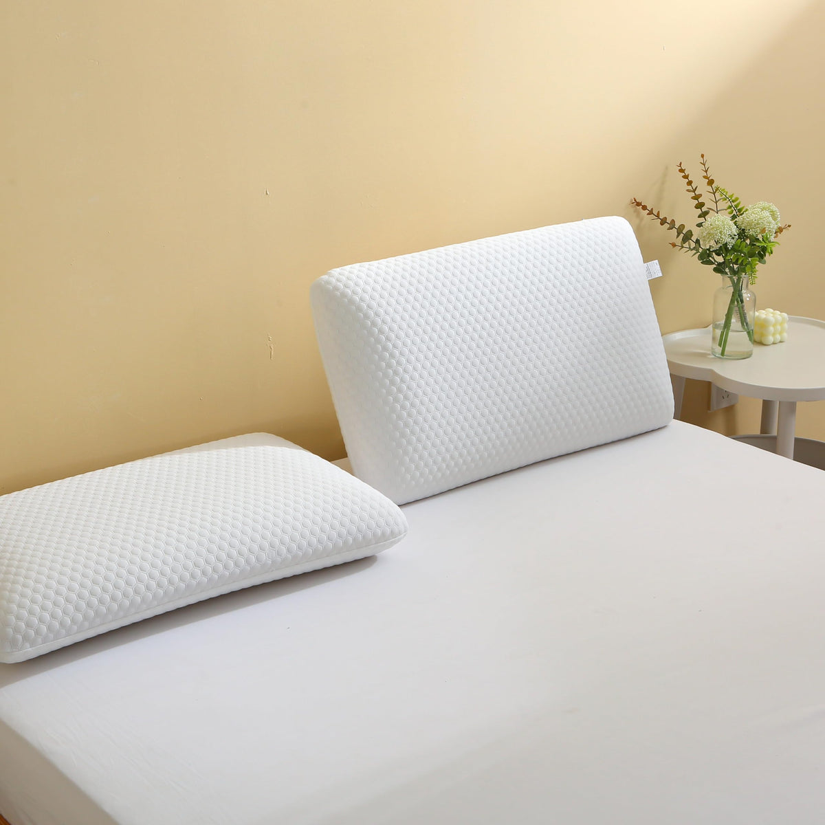 Soft fabric cover enhances comfort during long nights with CSDLF pillow