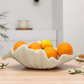 CSjihua heavyweight resin bowl, scratch-resistant decorative piece