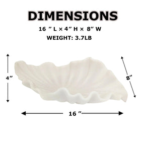 CSjihua scalloped edge bowl showing ruffle detail for entryway decor