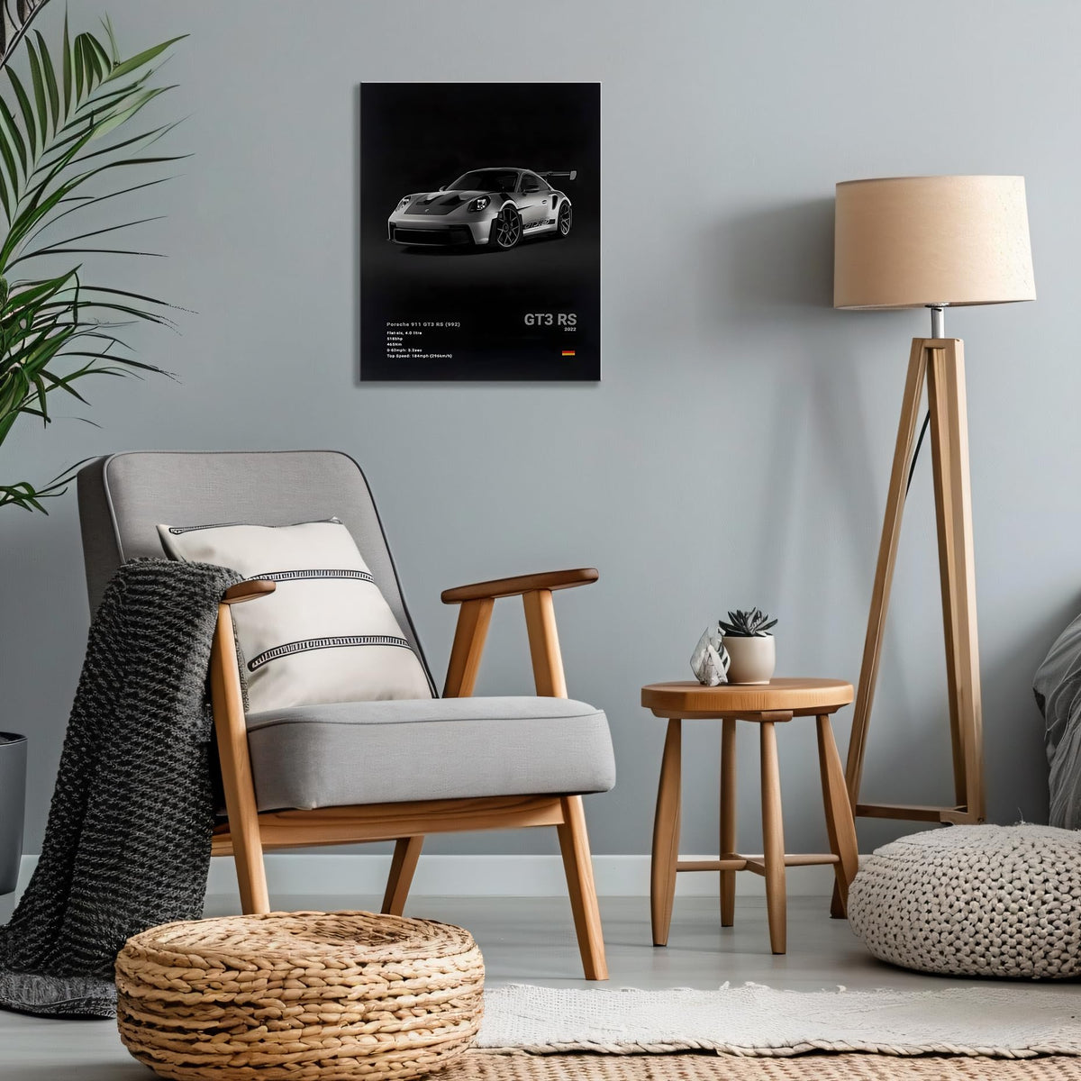 CSLGQGV men bedroom decor canvas art enhances masculine aesthetics in offices
