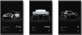 CSLGQGV vintage racing car poster elevates space with bold color and retro energy