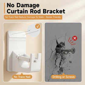 CTBOM 30+ lb load brackets support blackout and sheers with reliable grip.