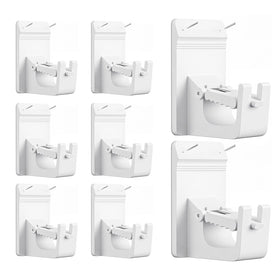 CTBOM universal heavy-duty brackets with adhesive nails for strong, damage-free mounting.