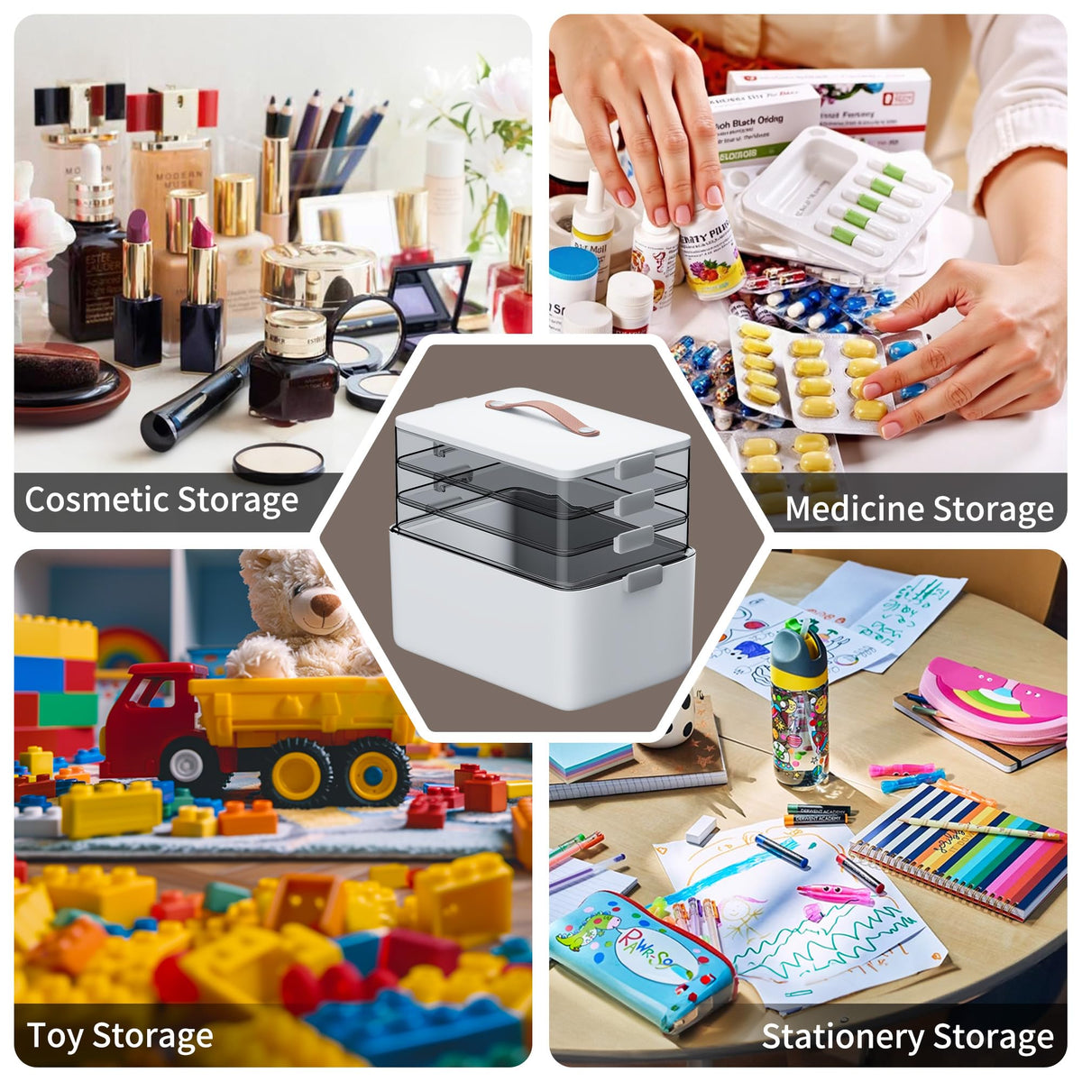 CTIME compact first-aid and medicine kit for home travel