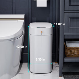 CTIME anti-tip base keeps the can stable on slick floors.