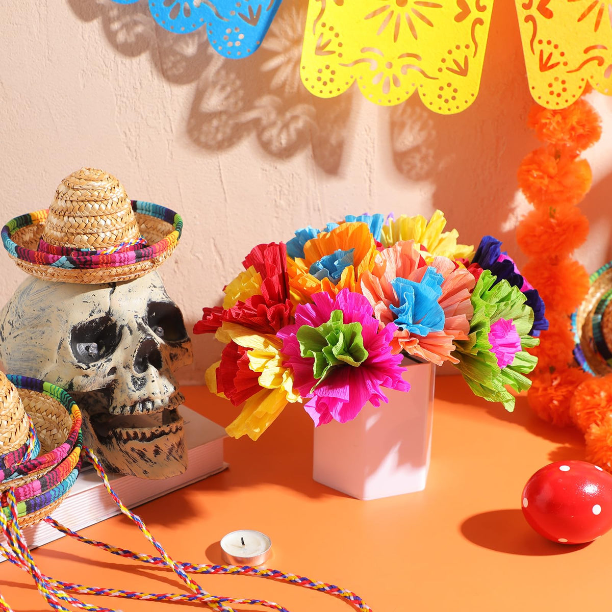 ctosree paper flowers decor centerpiece sets offer quick, reusable focal points for celebrations