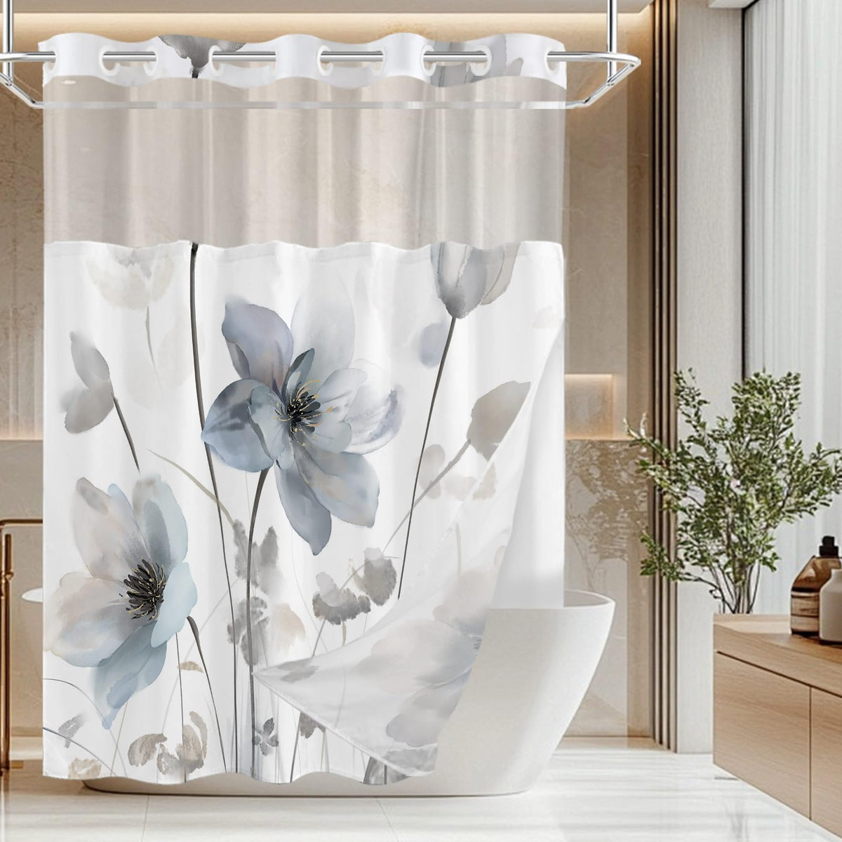 CTOTSYC complete bathroom setup enhances privacy and style.