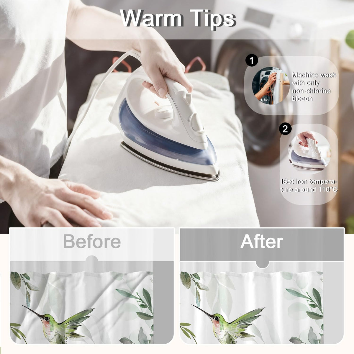 CTOTSYC detachable liner with magnets to minimize water splashes