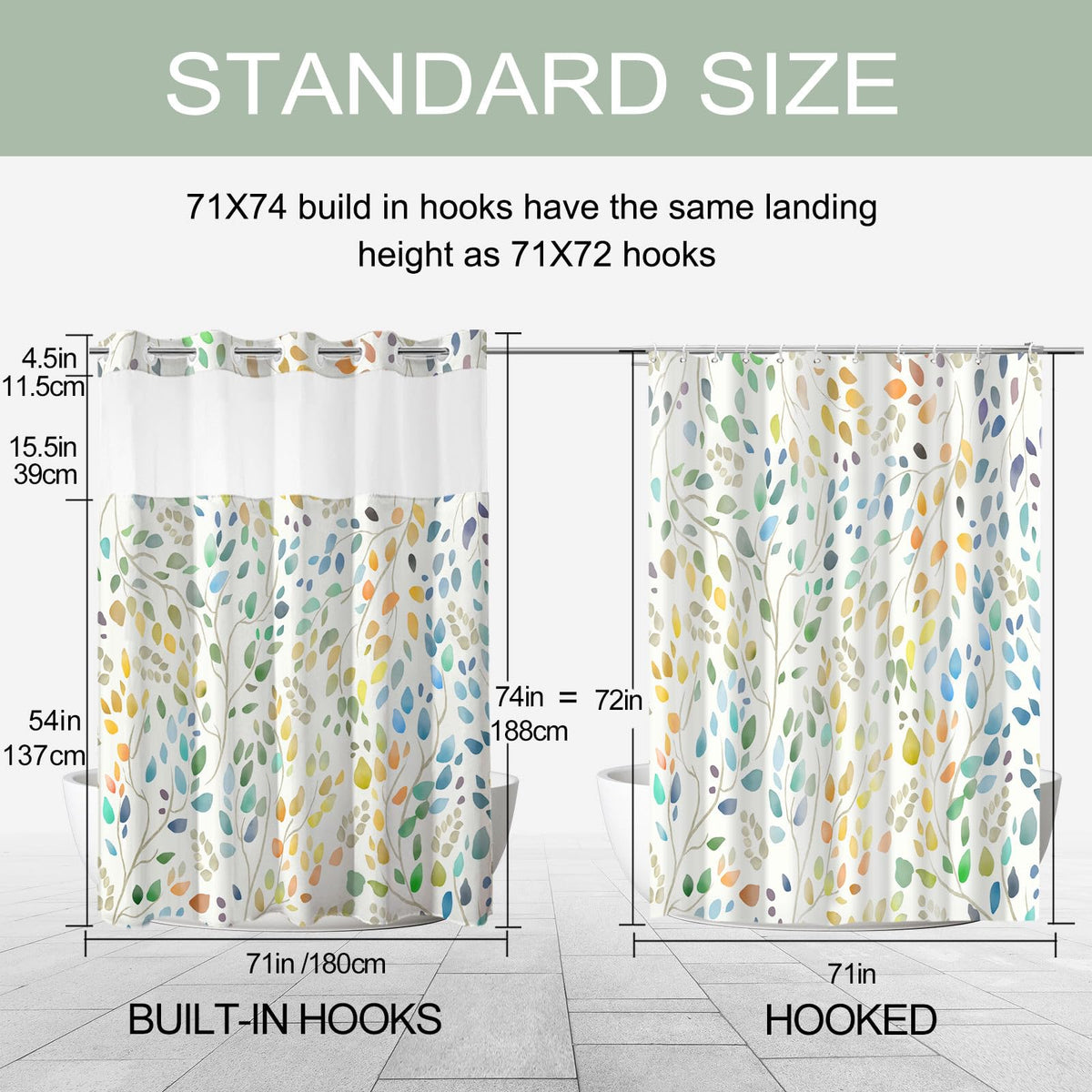 CTOTSYC machine washable curtain offers easy care and long life.