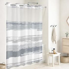 CTOTSYC snap-in liner with magnets keeps water contained and tub dry after showers