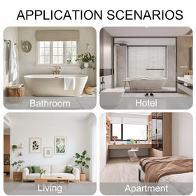 CTOTSYC 71x74 curtain fits standard showers with secure, snag-free setup