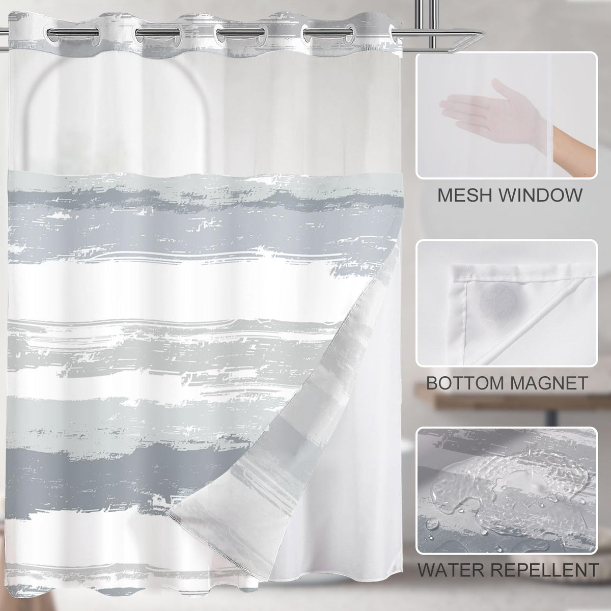CTOTSYC water-repellent fabric provides quick-dry convenience and lasting durability