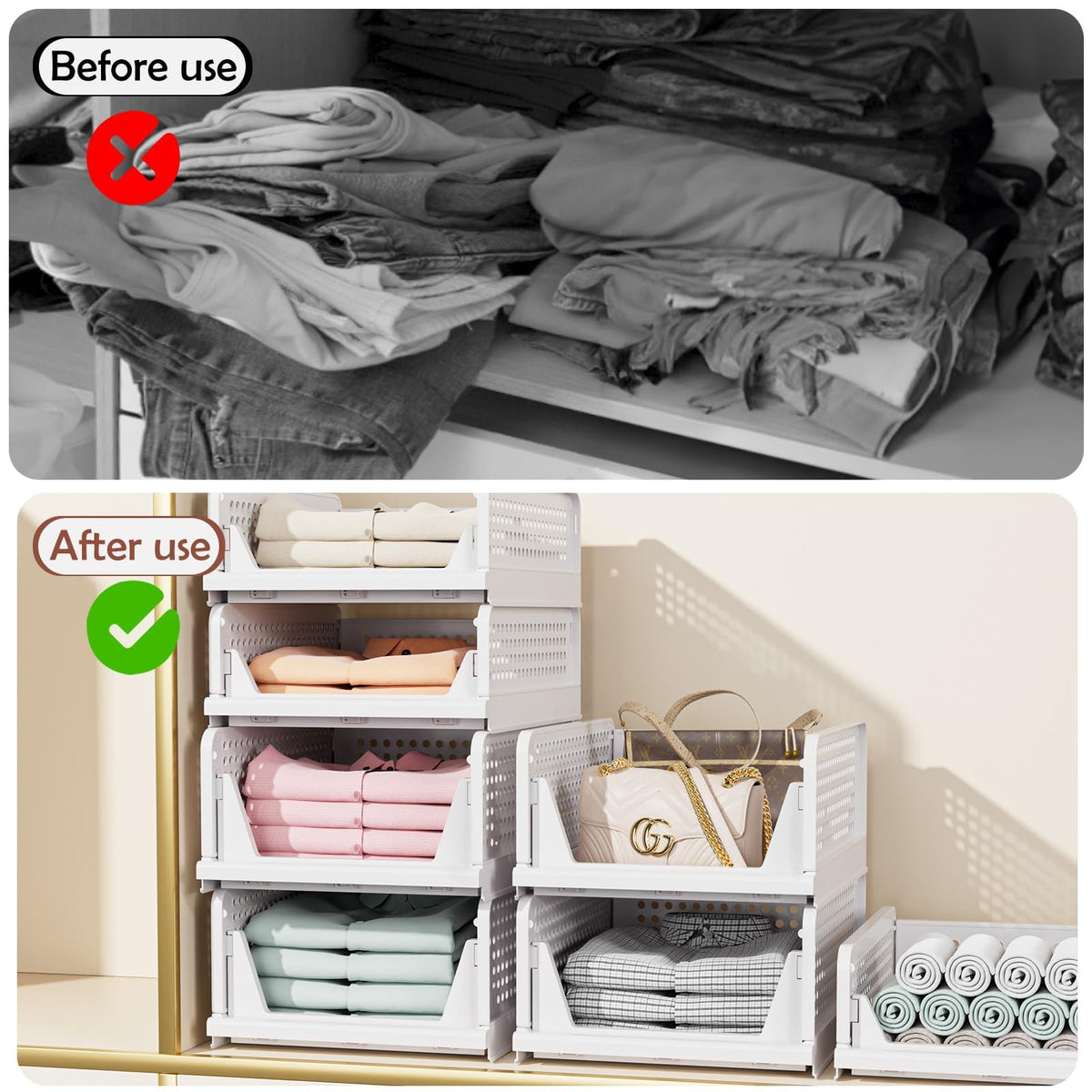 CTSNSLH multi-room storage bin suitable for shoes clothes toys snacks