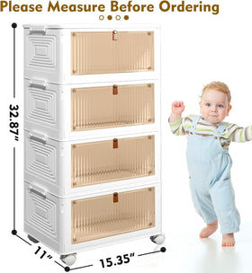 CTSNSLH stackable bin assembly saves space in any room.