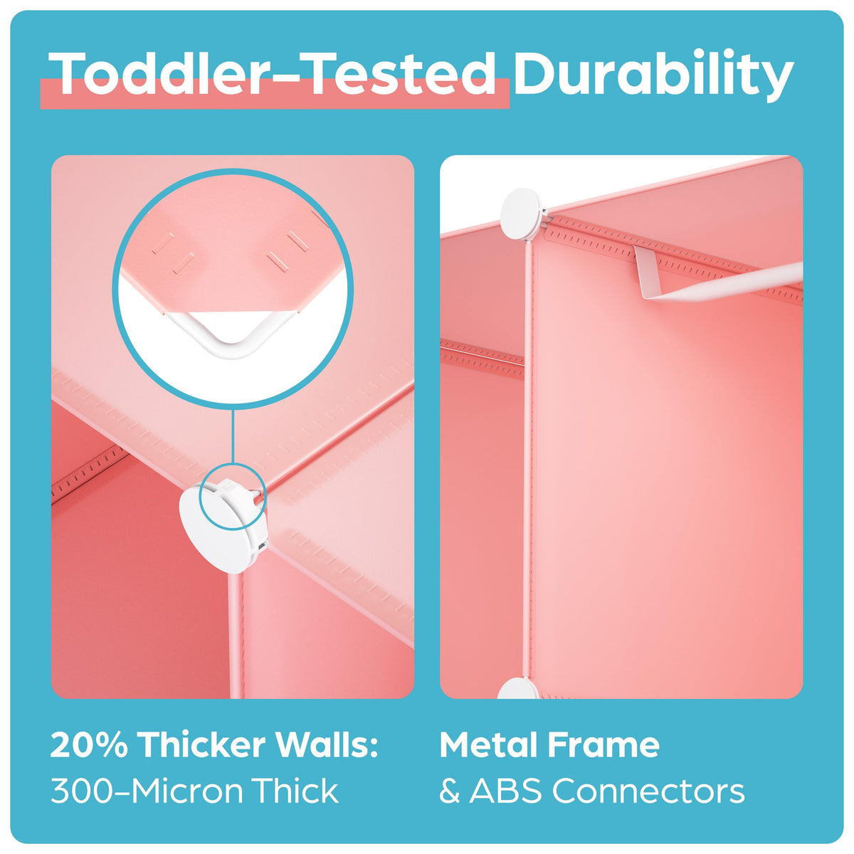 CUBEDIY customizable dresser shelves adapt to toys, clothes, and accessories