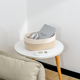 CubesLand closet organization bins with hidden handles for easy access.