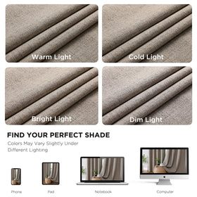 CUCRAF grey coating on back enhances light control and privacy.