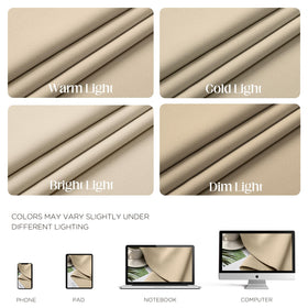 CUCRAF grommet-top design allows easy hanging and smooth sliding.