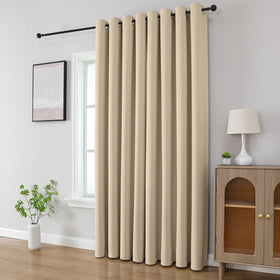 CUCRAF machine washable curtains simplify care and upkeep.