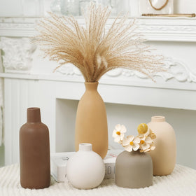 CUCUMI vase-2: versatile vase perfect for pampas grass arrangements.