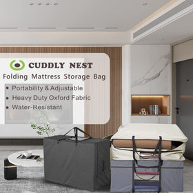 Cuddly Nest protective bag keeps your mattress in pristine condition during storage.