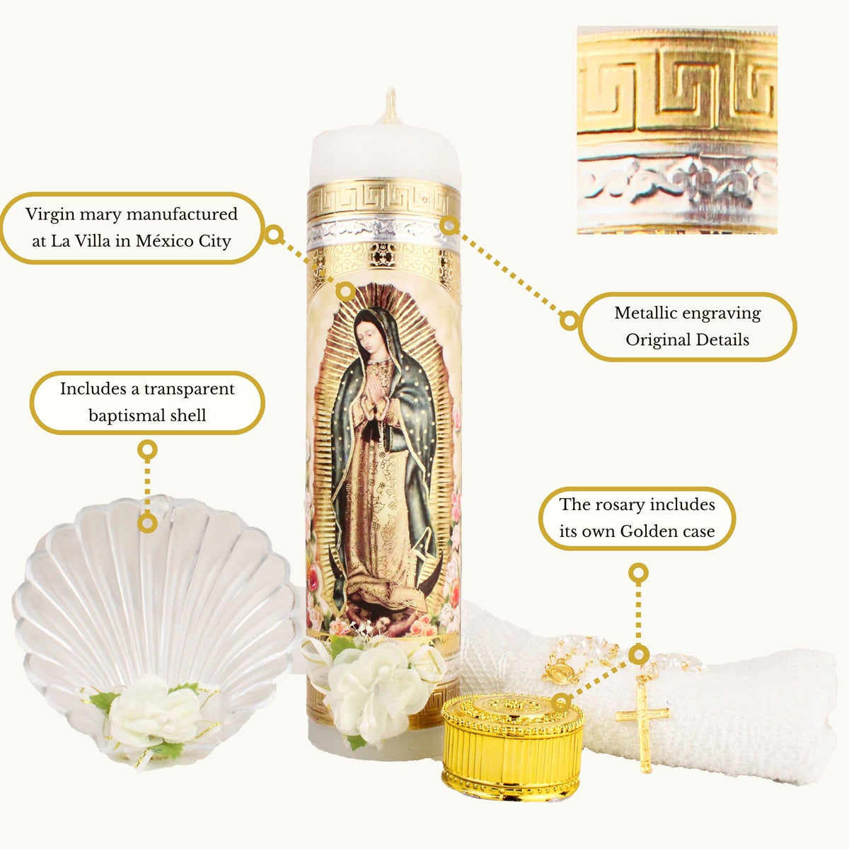 Cuitaxi baptism kit packaging showing the complete full set.