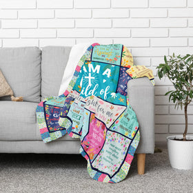 CUJUYO Baptism Confirmation Blanket presents serene religious motif for milestone moments