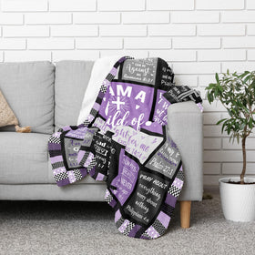 CUJUYO baptism or confirmation blanket with meaningful design.