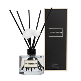 Culture & Nature reed diffuser bottle with 6.7 oz fragrance oil for long-lasting room scent